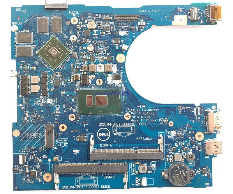 Mainboard laptop Dell inspiron 15 3559 5559 i7